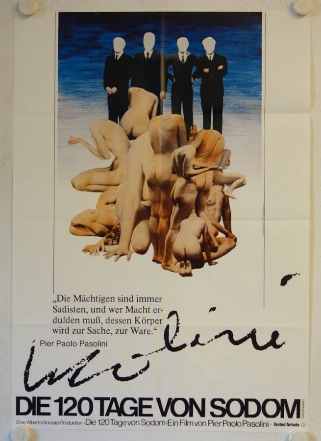 Salo original release german movie poster